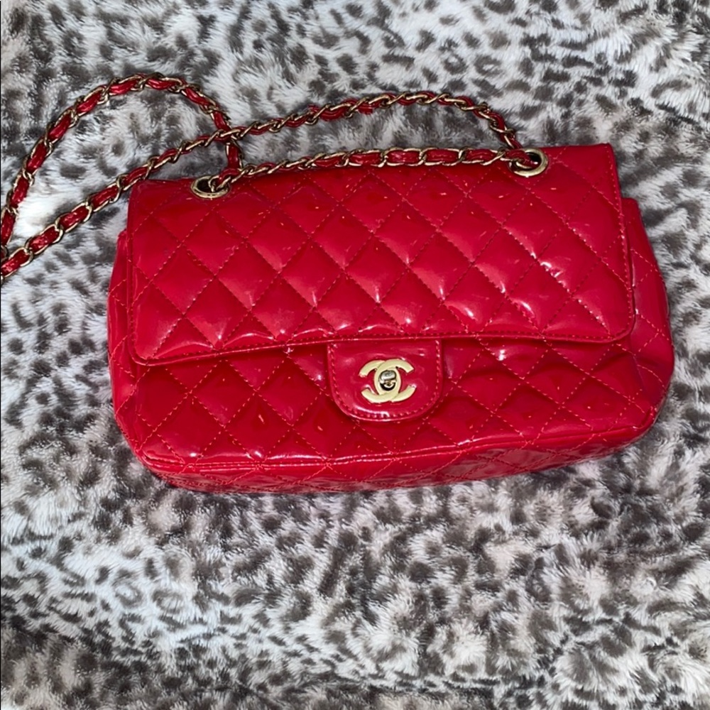 Chanel red bag